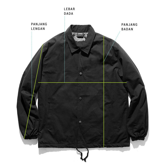 Insurgent Jaket Pria Coach Jacket College Black