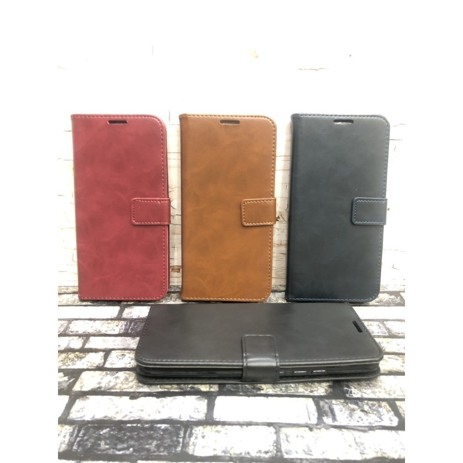 Flip Cover Vivo Y19 Sarung Buku Dompet Hp Case Casing Flip Y19