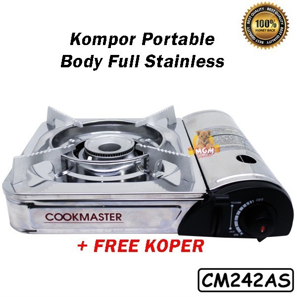 Cookmaster Kompor Portable Api FREE KOPER Kompor Traveling STAINLESS