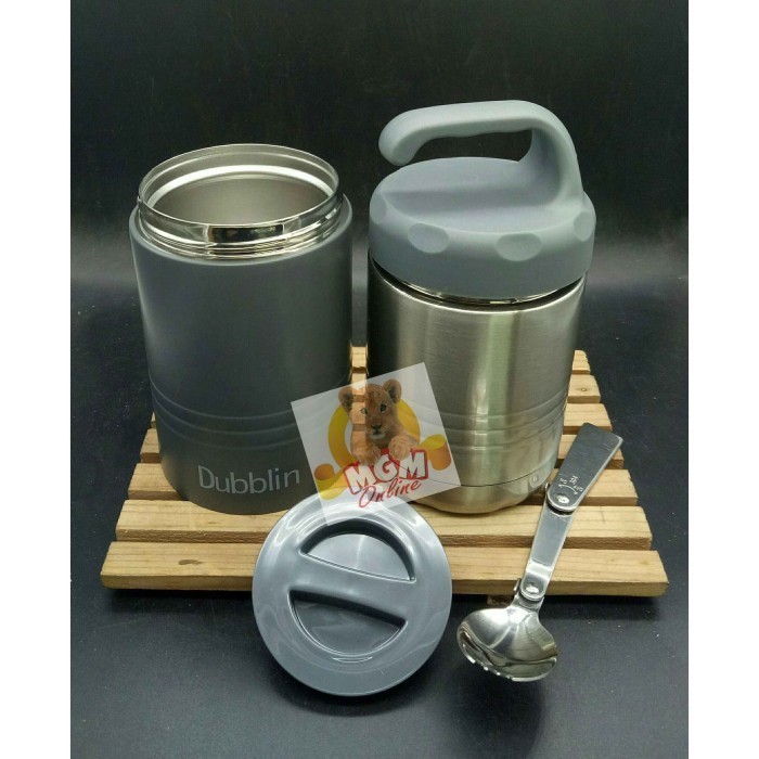 Lunch box Dubblin Double decker 650ml Food 2 Containers + FREE SENDOK