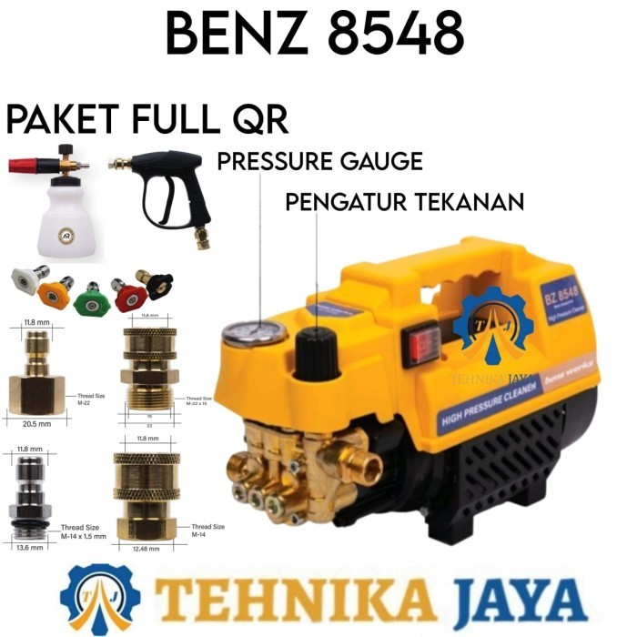 Steam Jet Cleaner Benz Bz 8548 Ada Pengatur Tekanan High Pressure