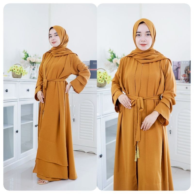 DRESS GAMIS SET HIJAB LATISYA