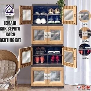 AKAKO Almari RAK SEPATU / Lemari Rak Sepatu Susun Akako