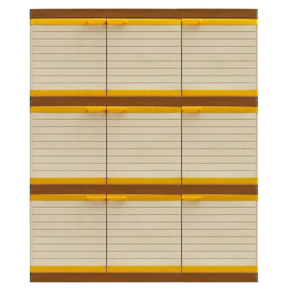 lemari plastik Club Mega 3 susun Lemari Jumbo Mega 9 pintu