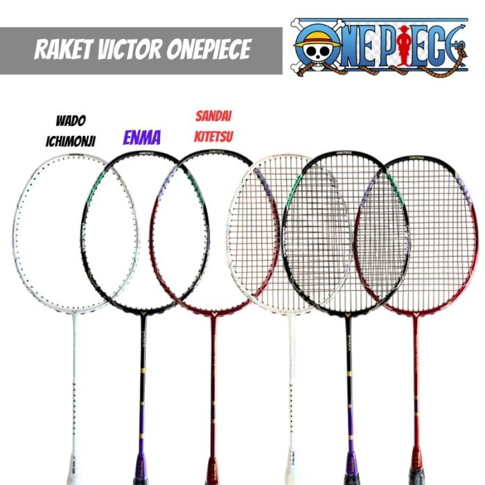 Raket Badminton Victor One Piece Zoro Sandai Kitetsu Enma Wado Ichimon