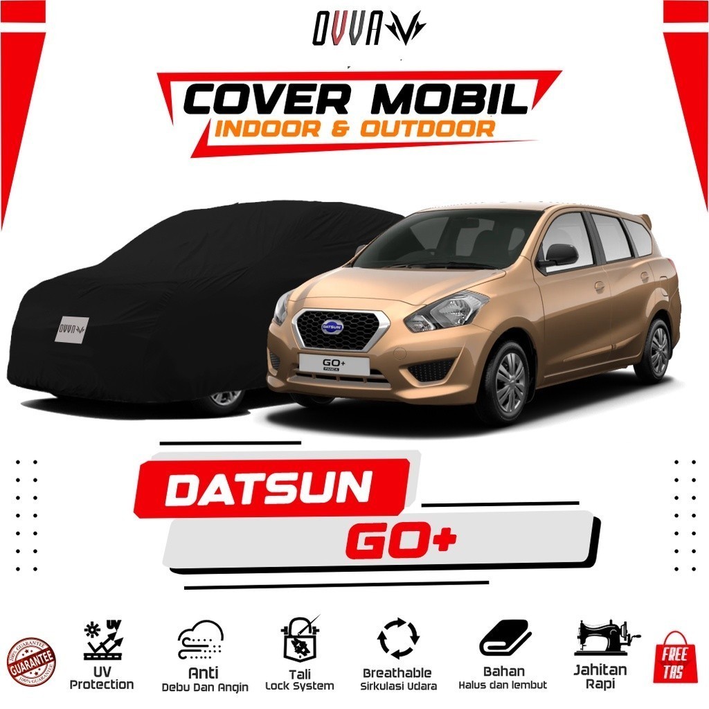 Cover Mobil Datsun Go Plus Panca 3 Baris / Sarung Mobil Datsun Go Long / Selimut Datsun Go+ Panca / 