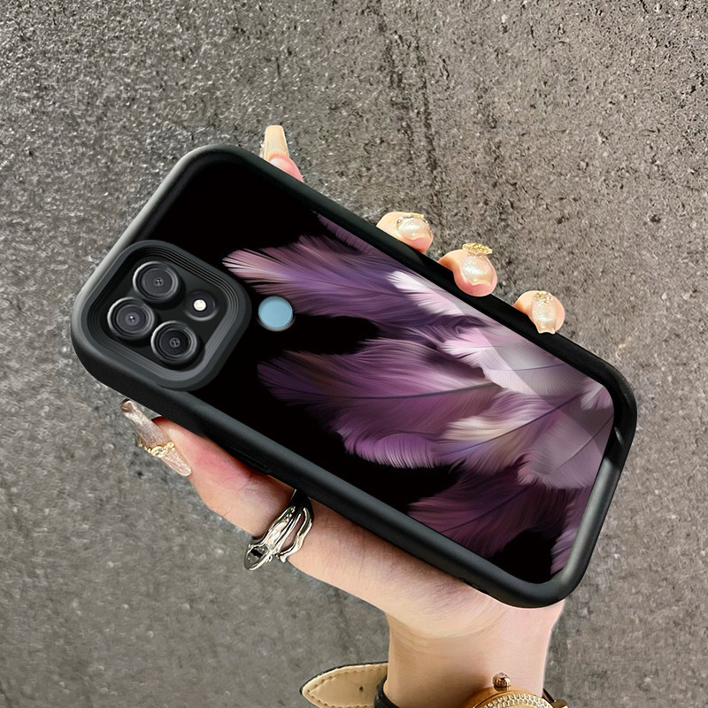 Casing Hp OPPO A15 A15s A35 Case Casing silikon lunak HP Softcase silikon lunak casing ponsel bulu g