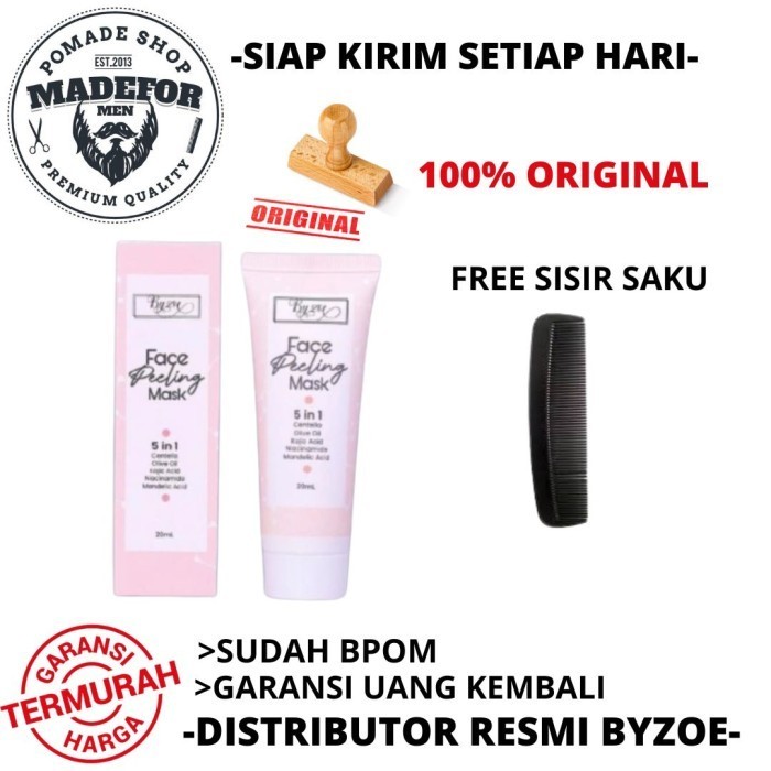 Byzoe Peeling Mask Masker Peeling Wajah Byzoe 5 In 1 Face Peeling Mask