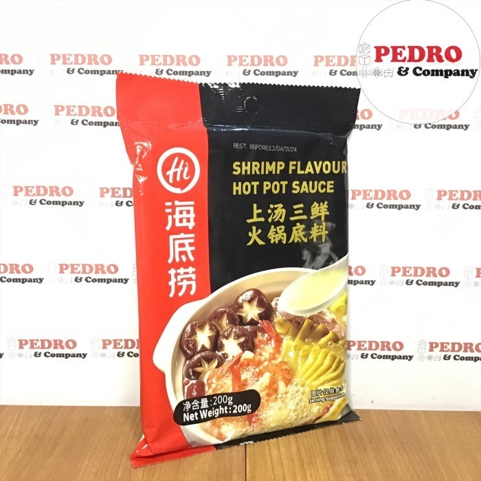

Haidilao - Shrimp Flavor Hotpot Sauce/ Sop Instant Hotpot Udang(200Gr)