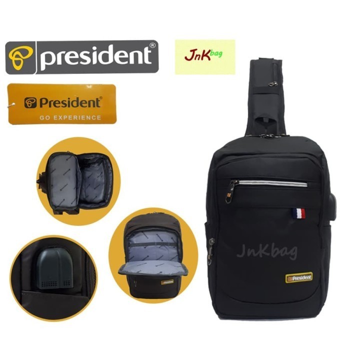 TAS SELEMPANG PRIA TAS SELEMPANG PRESIDENT TAS USB FREE KABEL USB