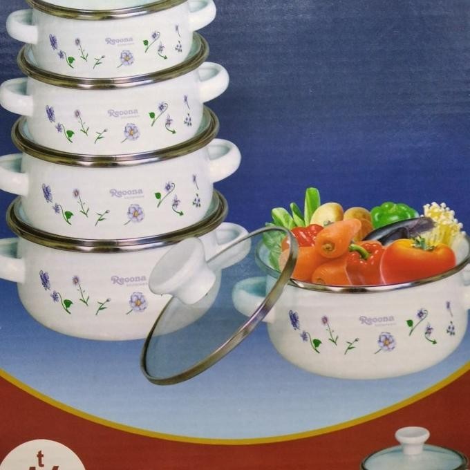 Panci Enamel " Reona " Susun 5