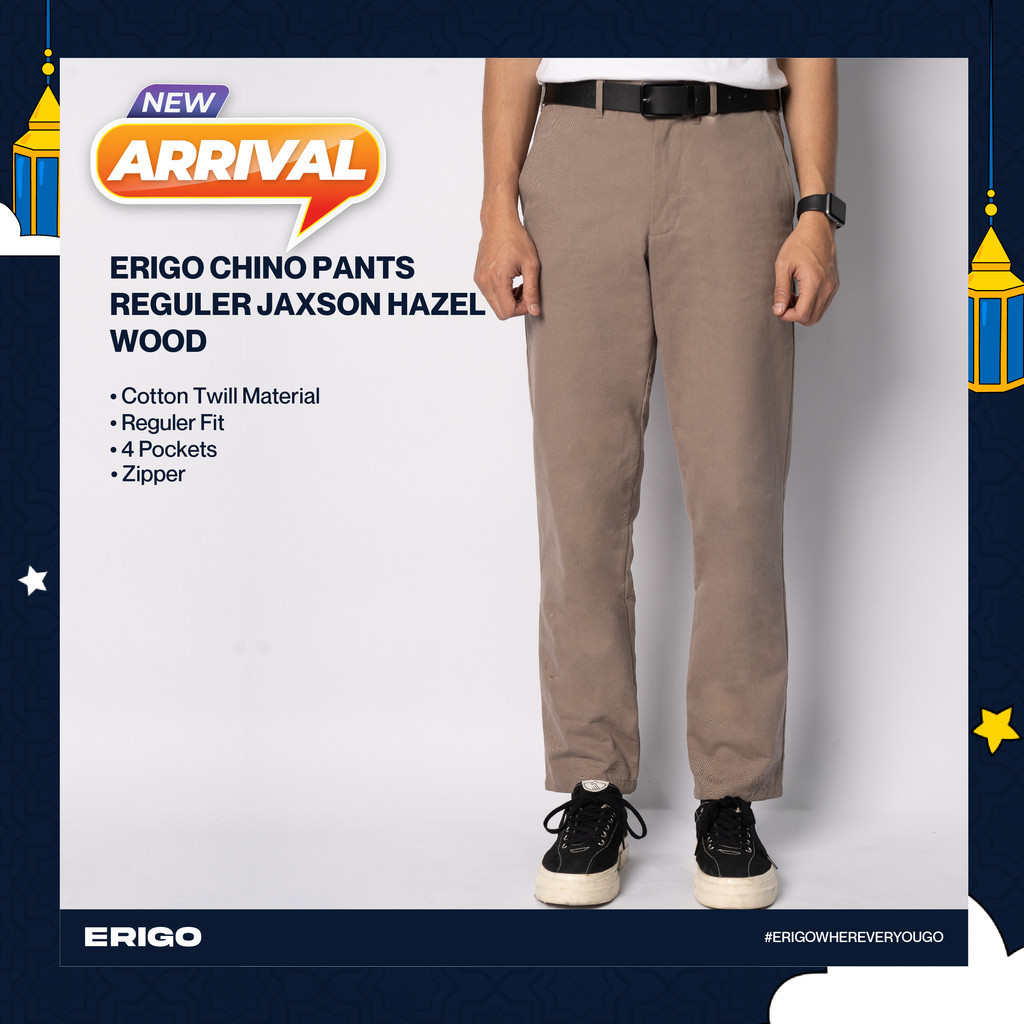 Erigo Chino Pants Reguler Jaxson Hazel Wood