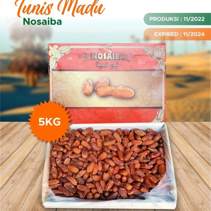 

Kurma Tunisia Tanpa Tangkai Nosaiba 5 Kg
