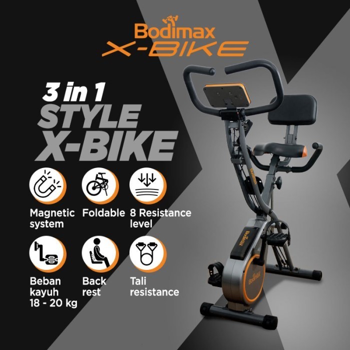 New Product Bodimax X-Bike Sepeda Statis X Bike