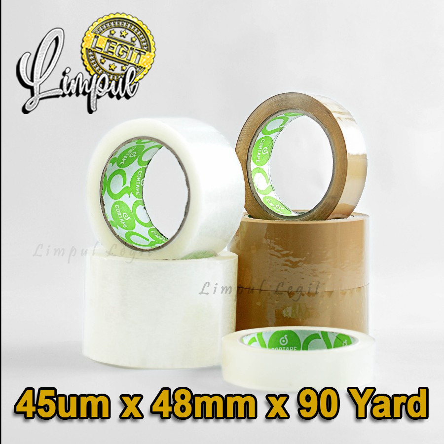 

Isolasi Lakban Solatip | Bening Coklat Fragile | Cortape Premium TEBAL