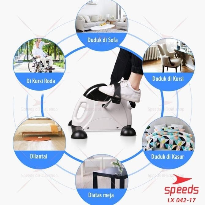 Speeds Sepeda Statis Mini Sepeda Statis Mini Alat Terapi Kesehatan Desameri