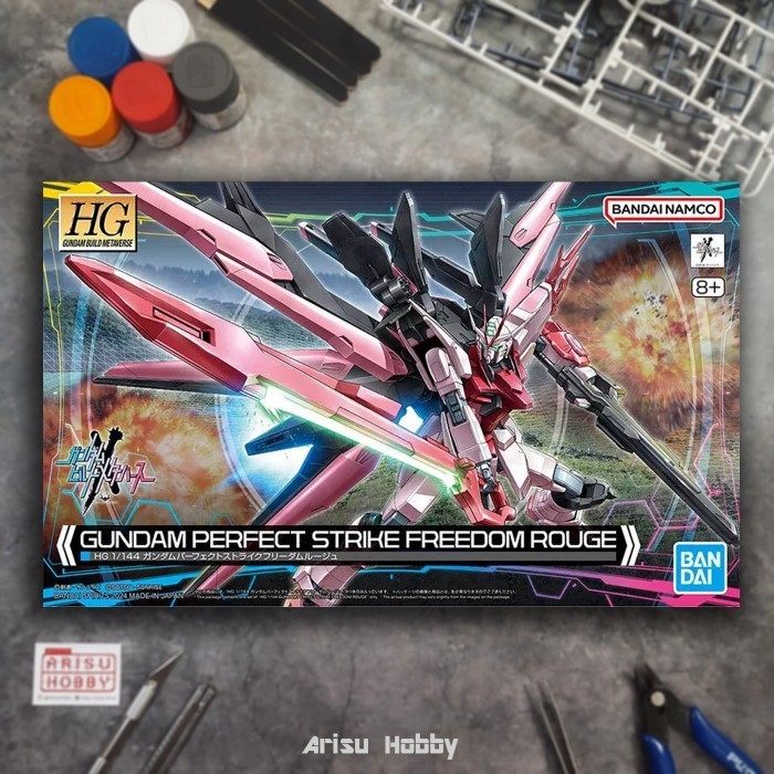 HG Build Metaverse Gundam Perfect Strike Freedom Rouge 1/144 Bandai