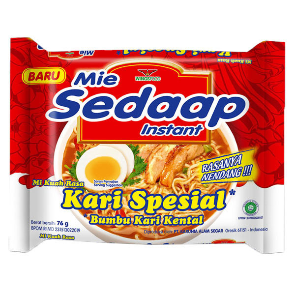 

SEDAAP MIE KARI KENTAL SPESIAL 75 GR