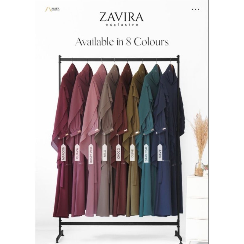 Zavira by Akifa (Dress Set Khimar)