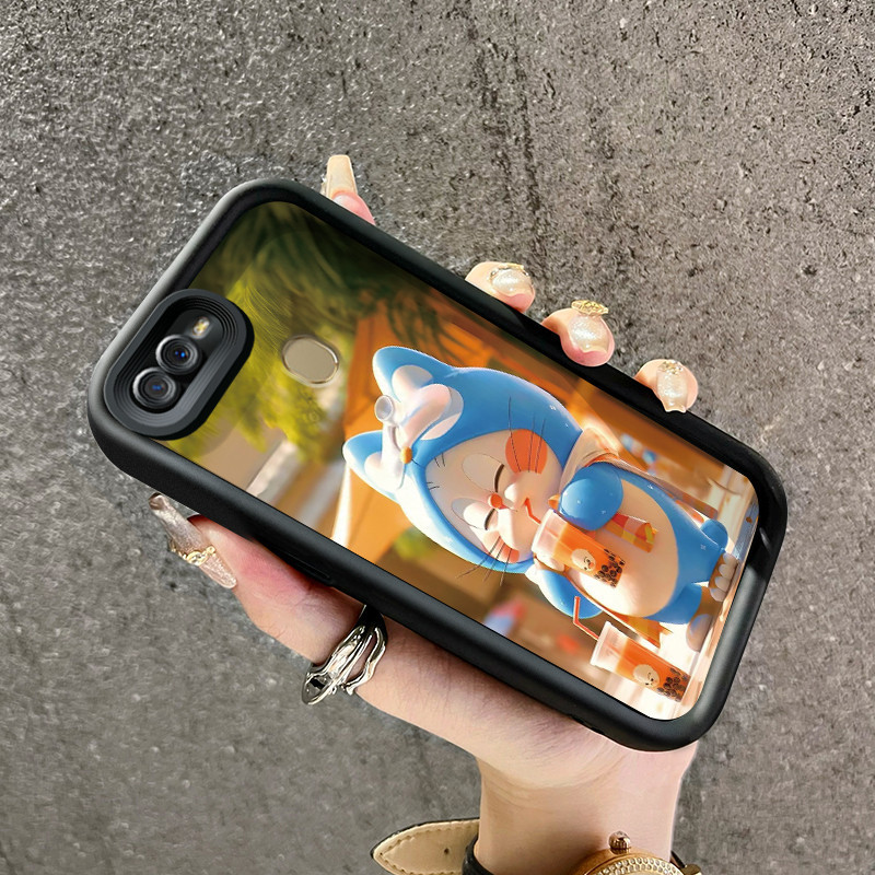Casing Hp OPPO A7 OPPO A5s OPPO A12 OPPO A12S A11k Case HP Doraemon pola desain baru Casing lensa ka
