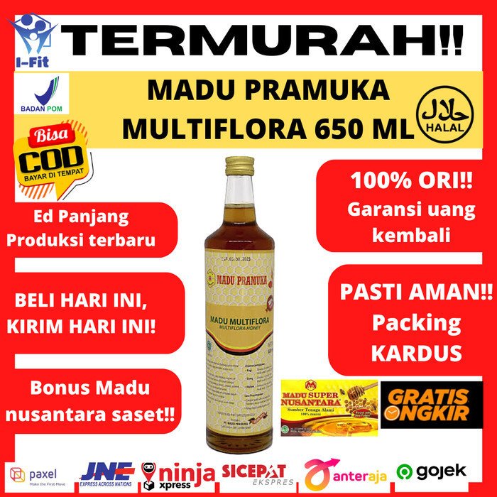 

Madu Pramuka Multiflora 650 Ml Multi Flora Ala Murni Halal