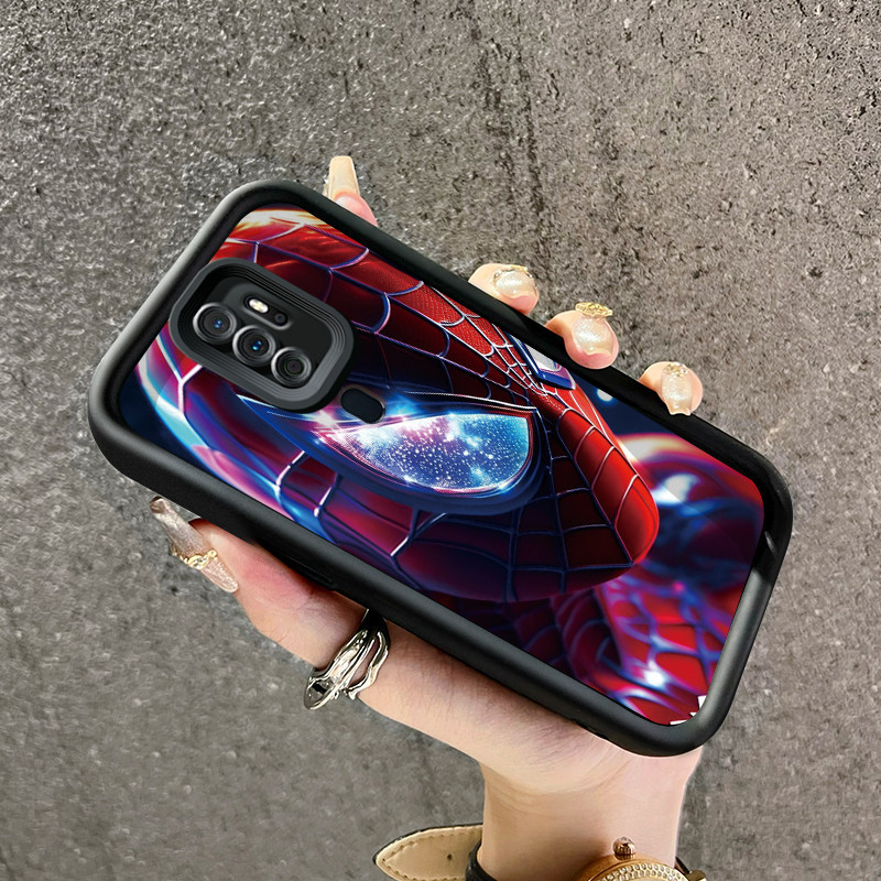 Casing Hp OPPO A5 2020 OPPO A9 2020 Case HP Marvel Spider keren pria Casing ponsel Anti drop lensa s