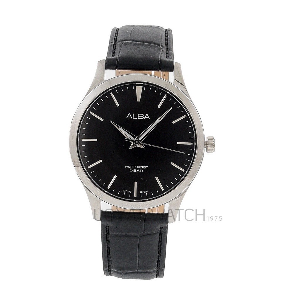 Jam Tangan Alba Pria ARSZ05 Hitam Silver Original Garansi Resmi