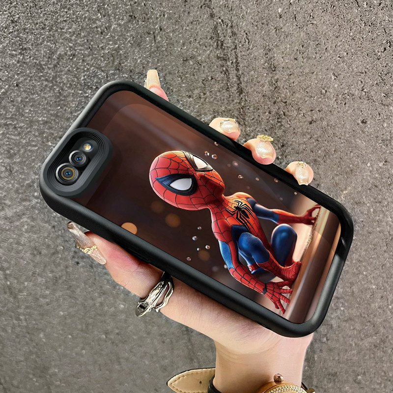 Casing Hp Realme C2 Realme C2s OPPO A1K Case Casing ponsel Avengers HP Spider Man dengan anti drop l