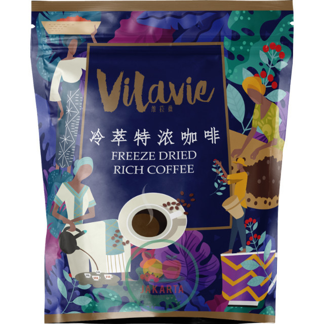 

(Numan Bubuk) Vilavie Freeze Dried Rich Coffee 15Sx40Gr