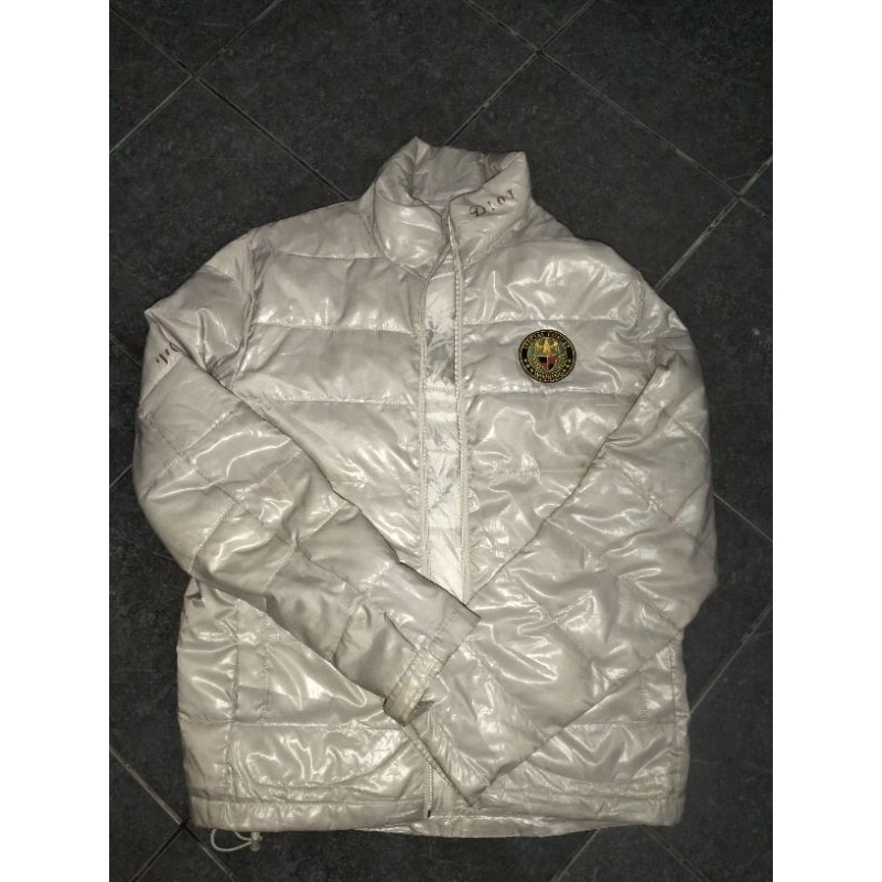 jaket outdoor gelembung Dior