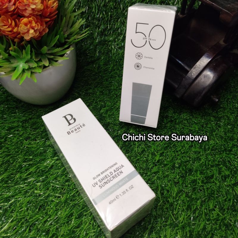 (NEW Exp2028)40ml SUNSCREEN PREMIERE BEAUTE SPF50 PA+++ LUMINOUS WHITE