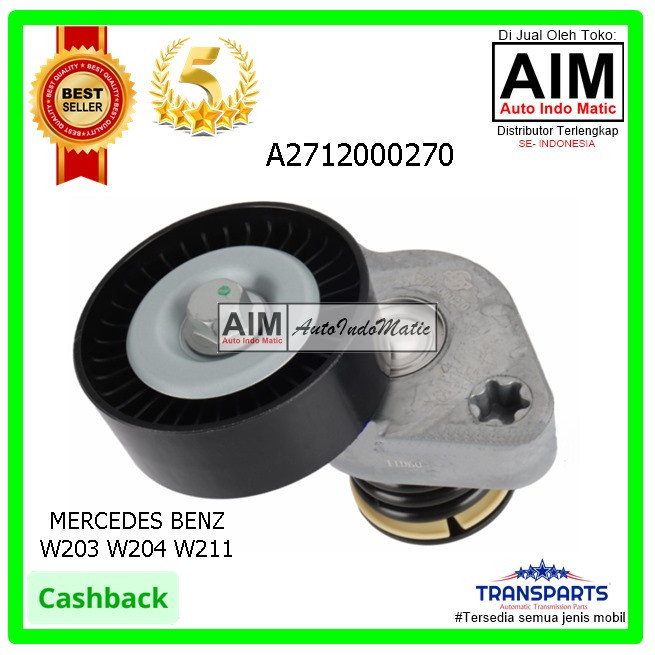Tensioner Fan Belt Fanbelt Mercedes M271 W203 W204 W211 A2712000270