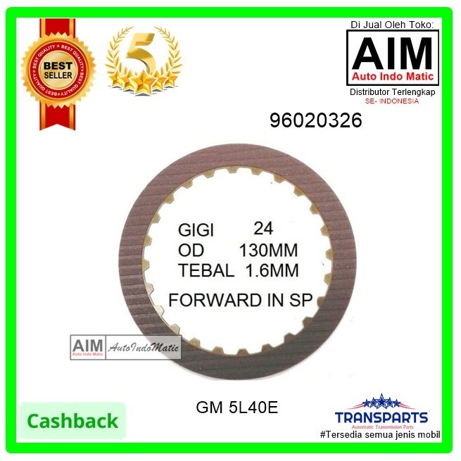 Kampas Kopling Matic 5l40 E Bmw E46 X5 E53 Clutch Forward In 96020326