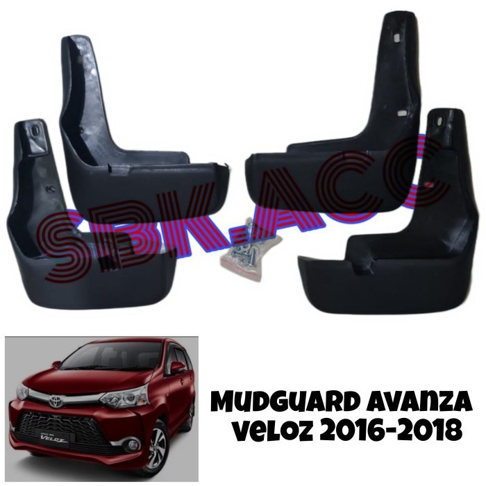 Mudguard Mud Guard Avanza Veloz 2016 2017 2018/ Karpet Lumpur Veloz