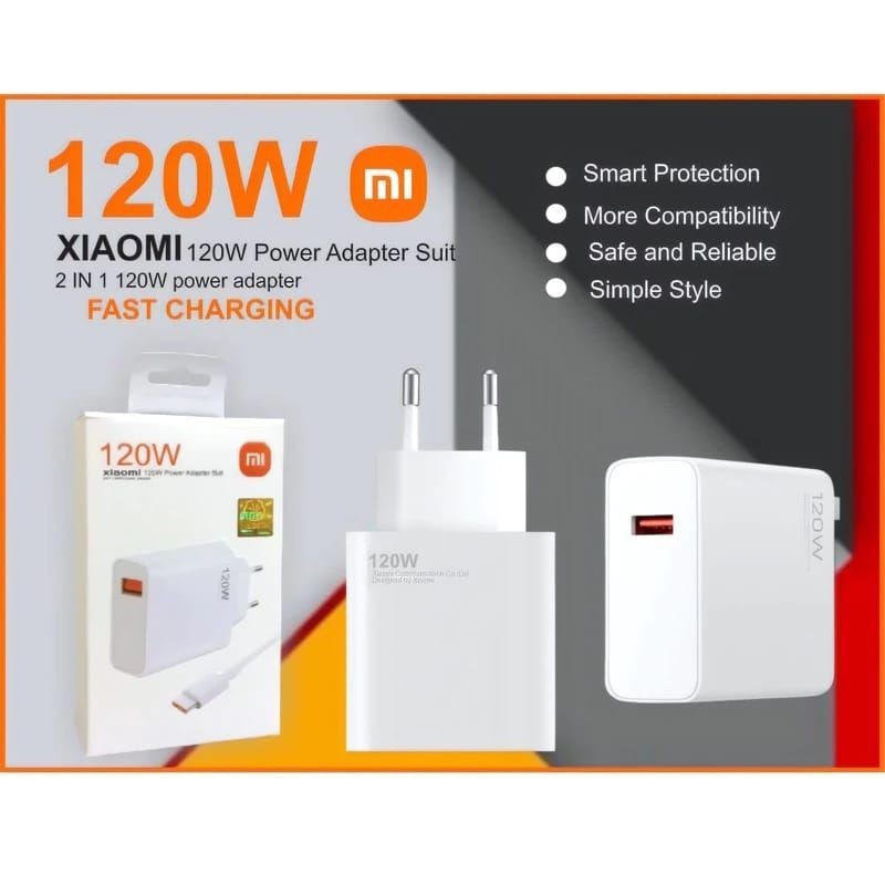 BATAM SHOPPING MALL (TUR) CHARGER XIAOMI 120W ULTRA TURBO / CAS HP MI 6A MICRO / TYPE C