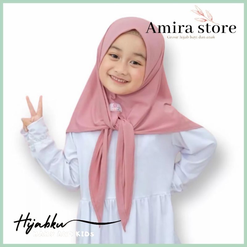 jilbab anak bayi 0 3 6 bulan 1 up 2 tahun SEGI TIGA BABY Kerudung bayi hijab bayi jilbab anak bayi j