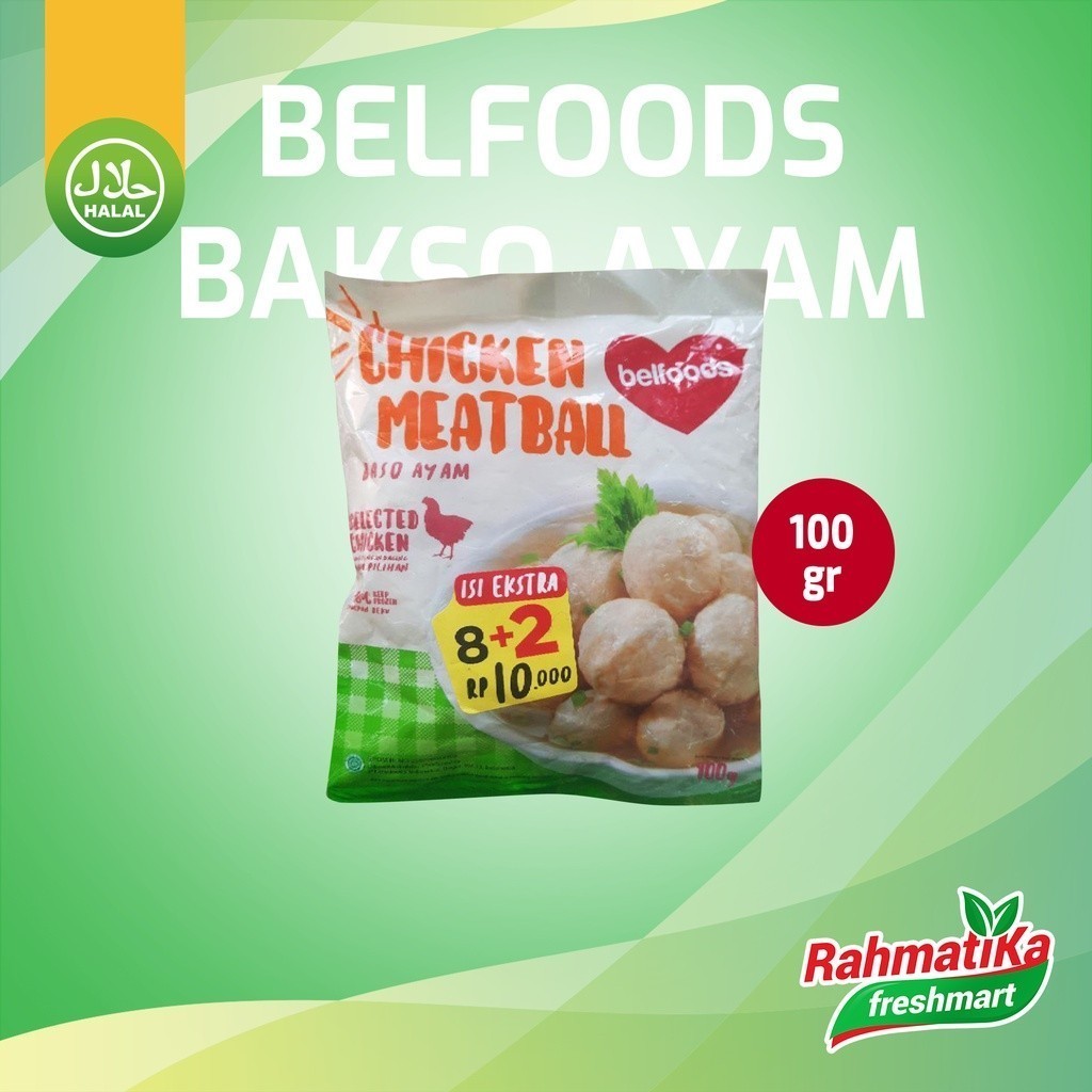 

Belfoods Chicken Meatball / Baso Ayam 100 gram