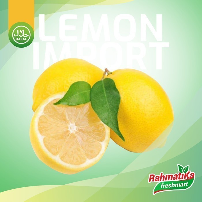 

Lemon Import Segar / Buah Jeruk Lemon Fresh 500 gram (Buah Segar)