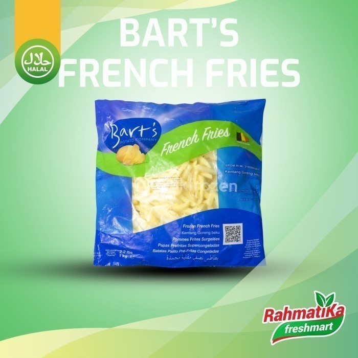 

Bart's French Fries / Kentang Goreng Beku 1 Kg