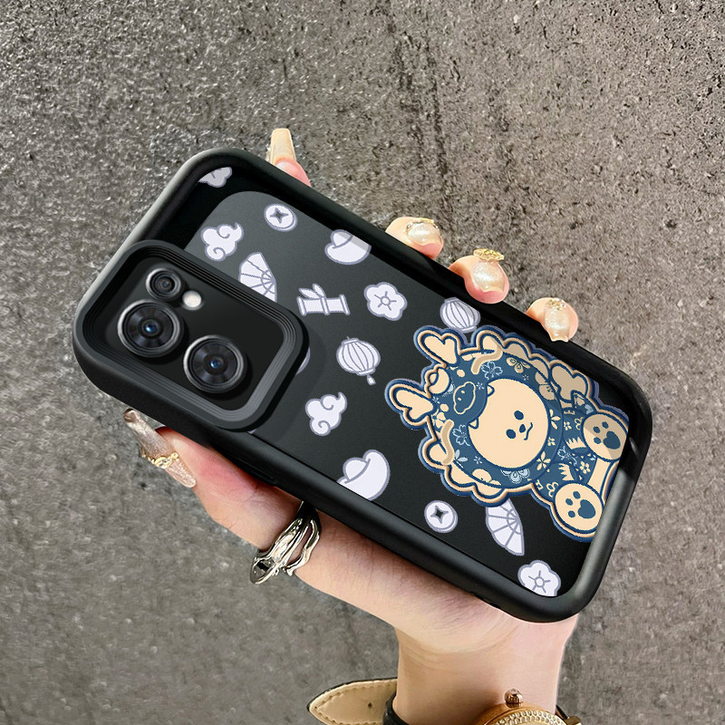 Casing Hp OPPO Reno 8 5G OPPO Reno 8T Case pola Elk cantik Casing HP pelindung silikon lunak pelindu