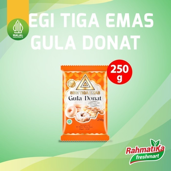 

Segi Tiga Emas Gula Donat 250 gram