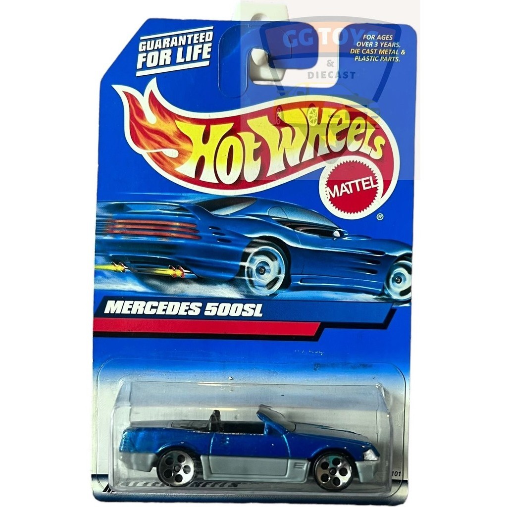 Hotwheels Hot Wheels Bluecard Mercedes 500 SL Biru