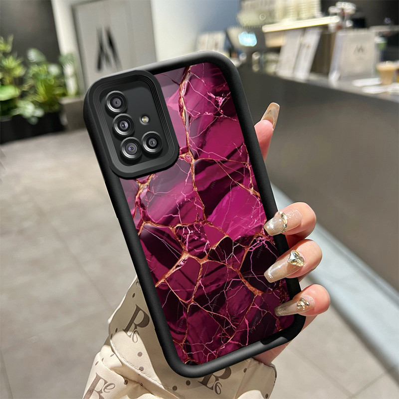 Casing Hp Samsung Galaxy A51 M40s Case hp ponsel pola bor rusak Casing lunak pencegah Kesing jatuh s