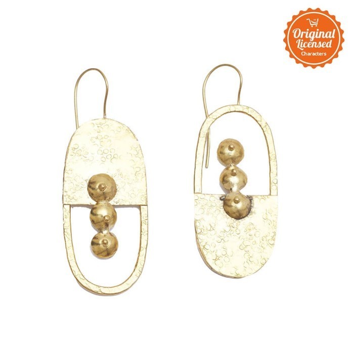 L.Blend Manika Gong Bali Earring Gold