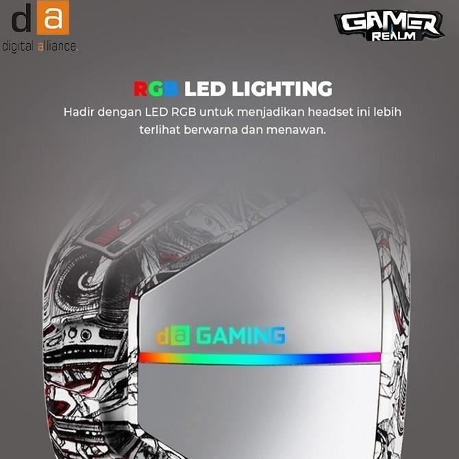 Digital Alliance Delta Art X 7.1 Surround Sound Usb Gaming Headset Moonkayoong