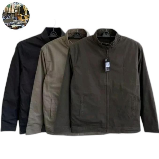 Jaket Pria Import Bolak Balik | Jaket Bomber Pria Casual Original Bozzymilk