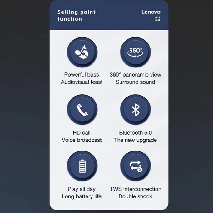 Lenovo Thinkplus K3 Original Speaker Bluetooth Wireless Stereo