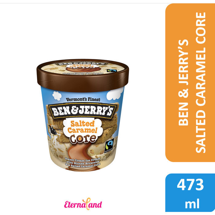 

Orea - Ben & Jerry Salted Caramel Core Ice Cream - Es Krim Ben N Jerry