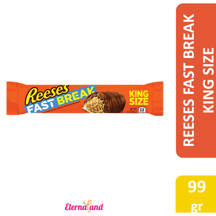 

Orea - Reese'S Fast Break - Cokelat Reese Peanut Butter Impor Usa