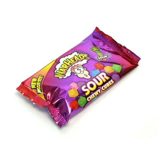 

Orea - Warheads Sour Chewy Cubes, Kemasan Plastik 70G / 70 Gr
